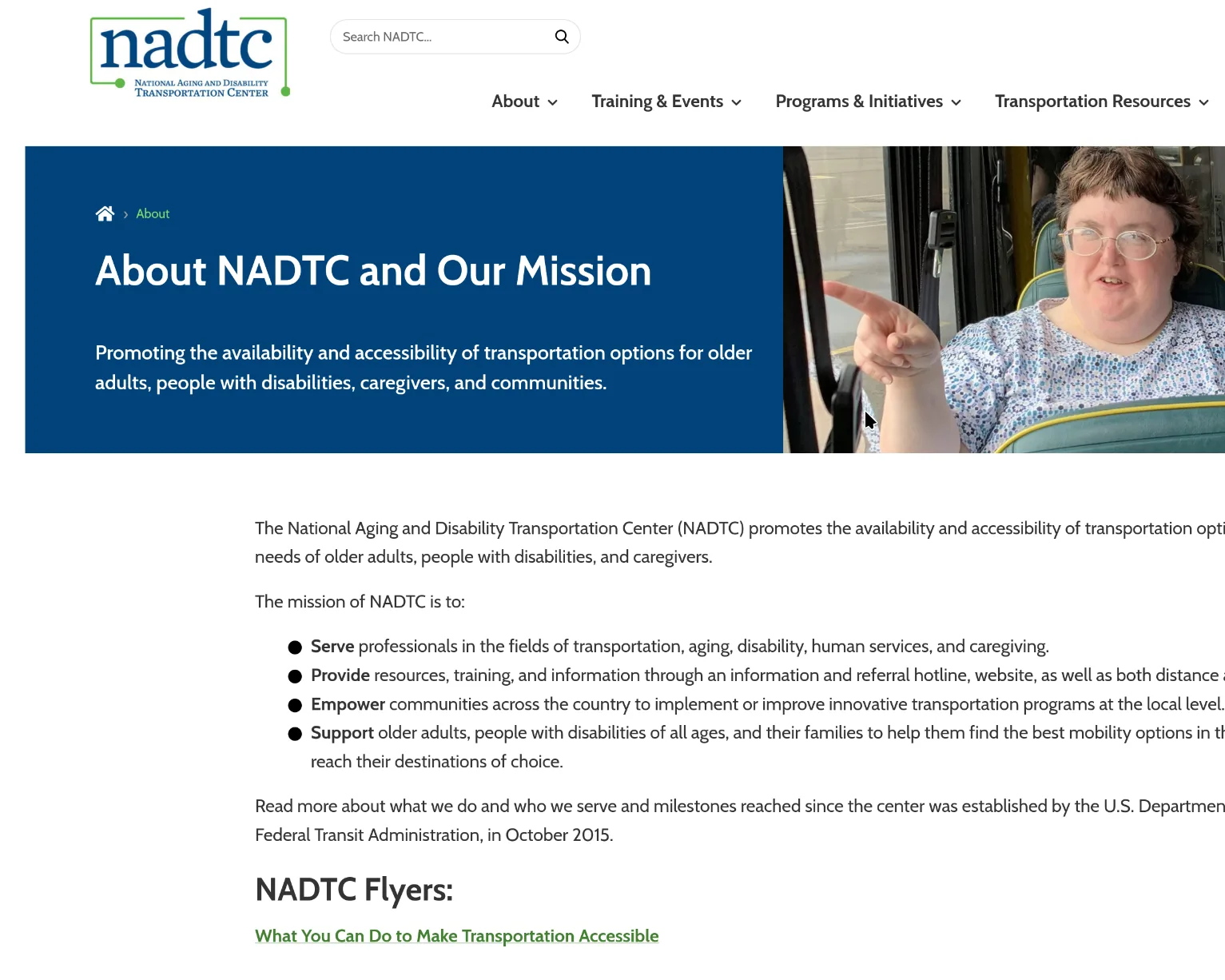 NADTC’s Caregiving and Transportation: Tools, Tips and Resources